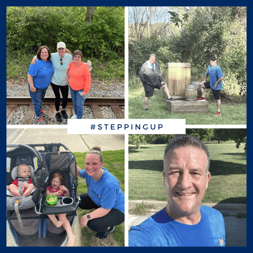 White and Blue Collage Summer Instagram Post